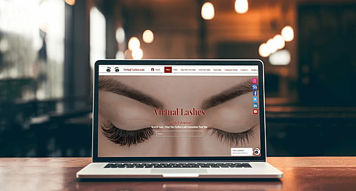 Salon Website Design