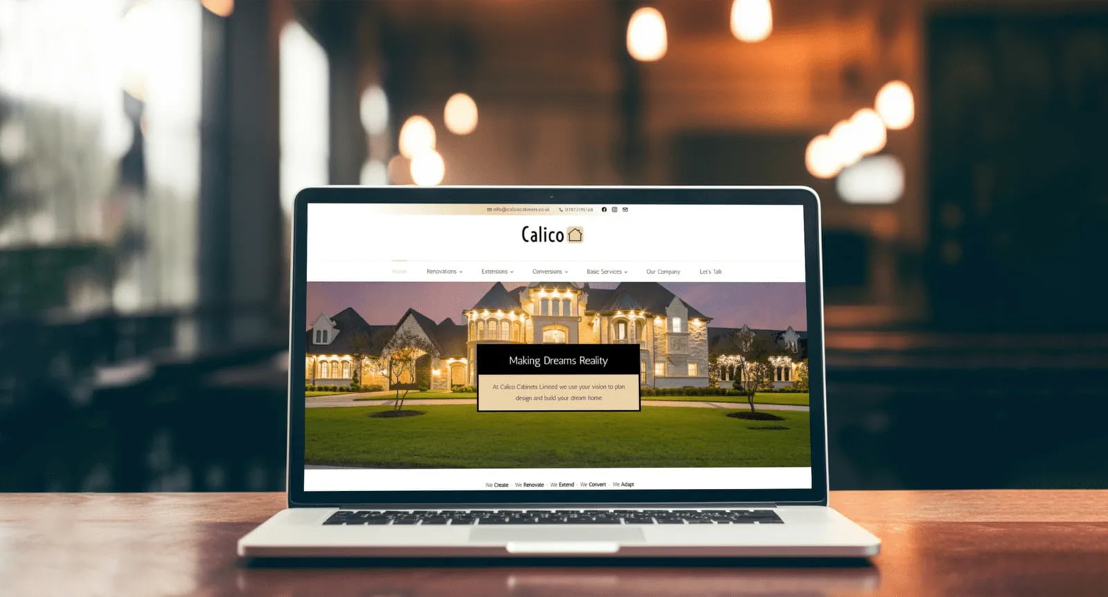 Construction Company Website Design